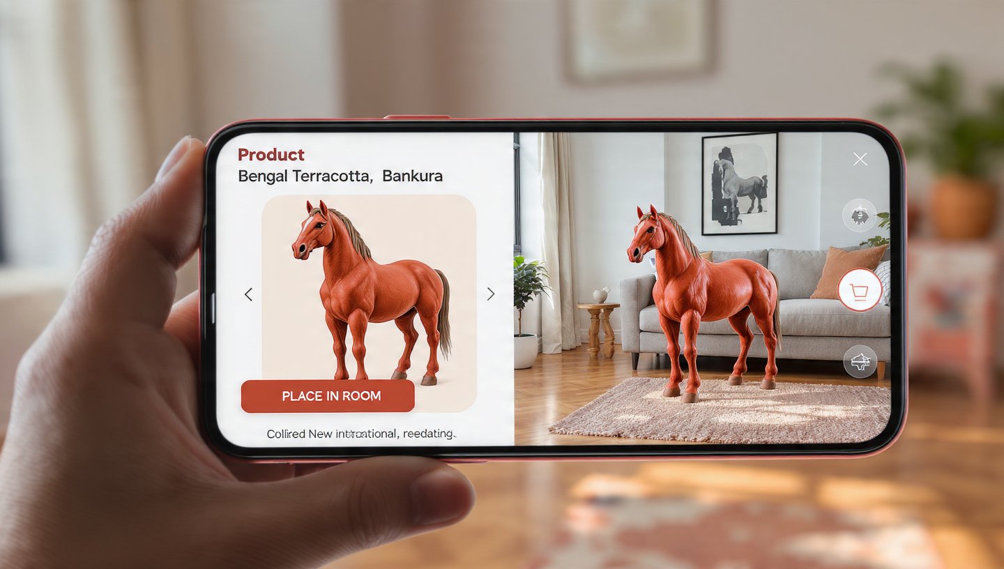 The Phygital Gallery: Using WebAR to Sell Kolkata’s Sculptures to the World